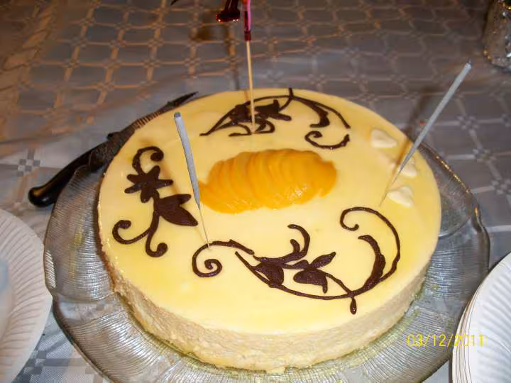 Bavarois peche