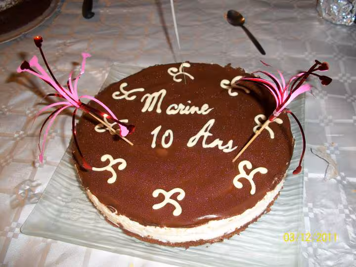 Bavarois poire chocolat