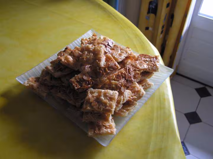 Assiette de sables aux amandes recette de malou le 1 02 07