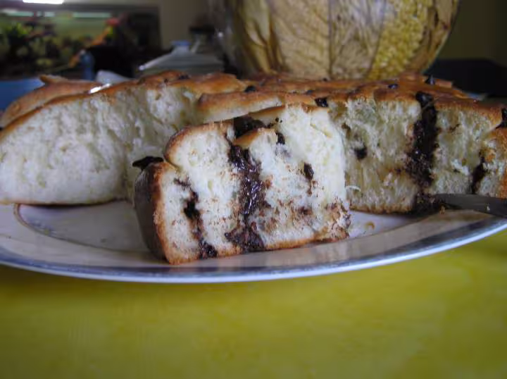 Brioche de chelsea aux pepites de chocolat 3 09 07