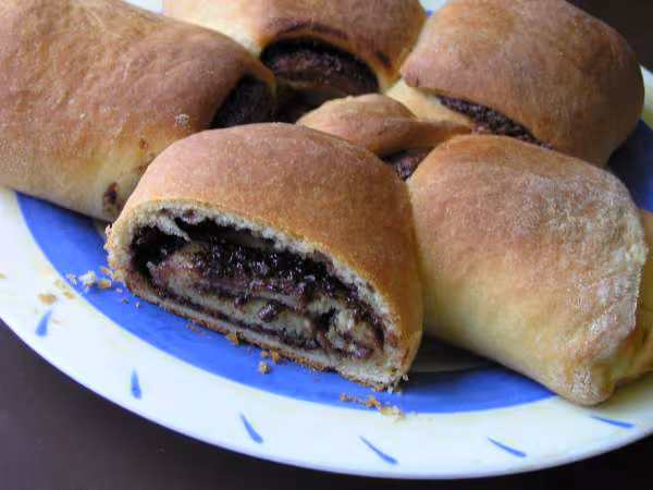 Brioche roulee au nutella 16 mai 06