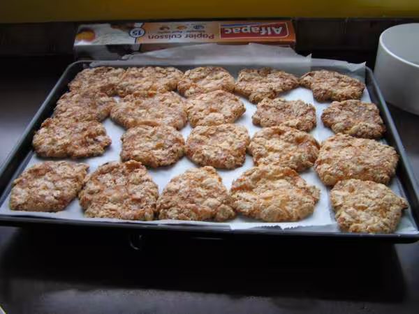Croquants de cordes cuits