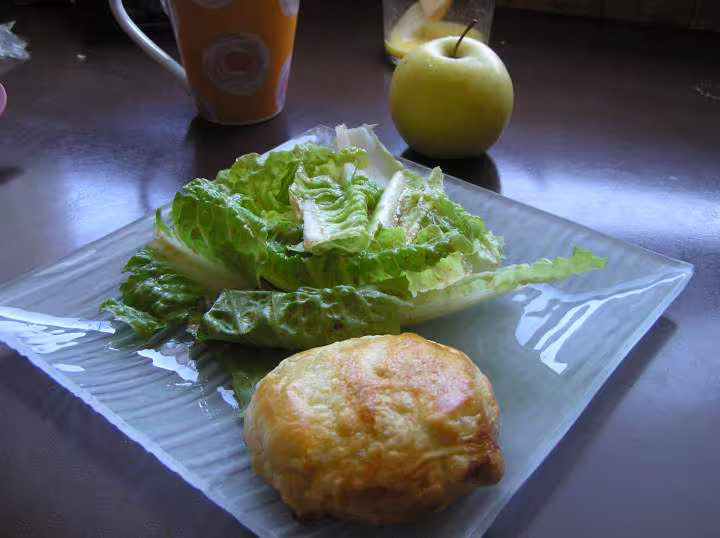Feuillete au foie gras et pommes 8 11 08
