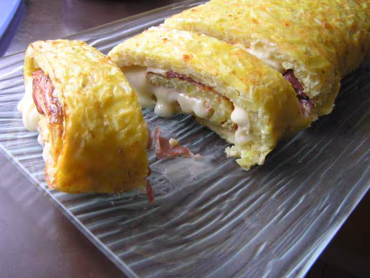 Roule sale tranche recette de humm le 18 01 09