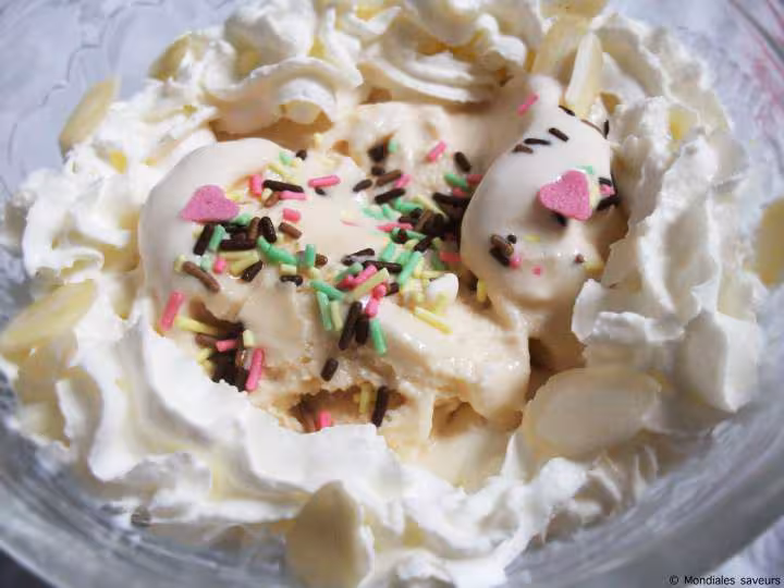 Coupe de glace au caramel