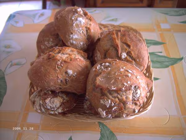 Petit pain a la farine de chataigne