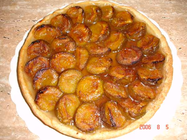 Tarte aux reines claude