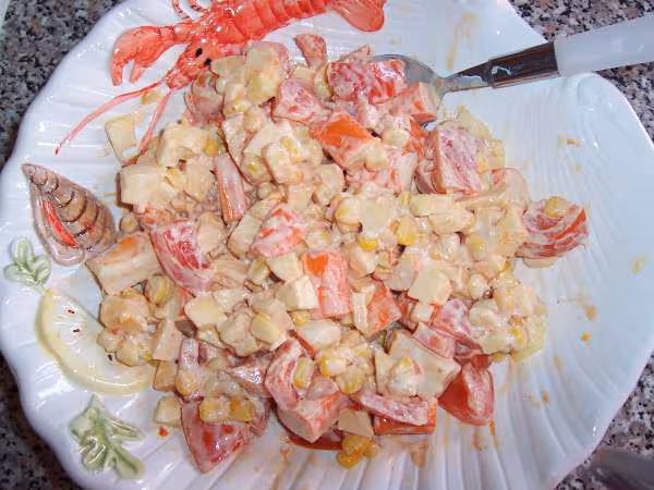 Salade de surimi fraicheur