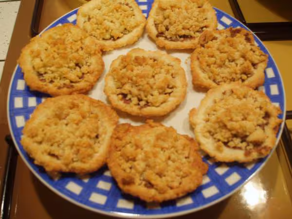 Mini tartelettes crumble au nutella