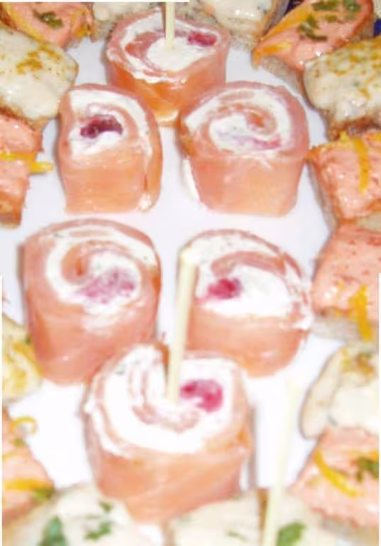 Roules de saumon