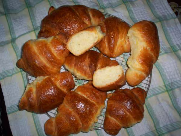 Croissants brioche feuillette