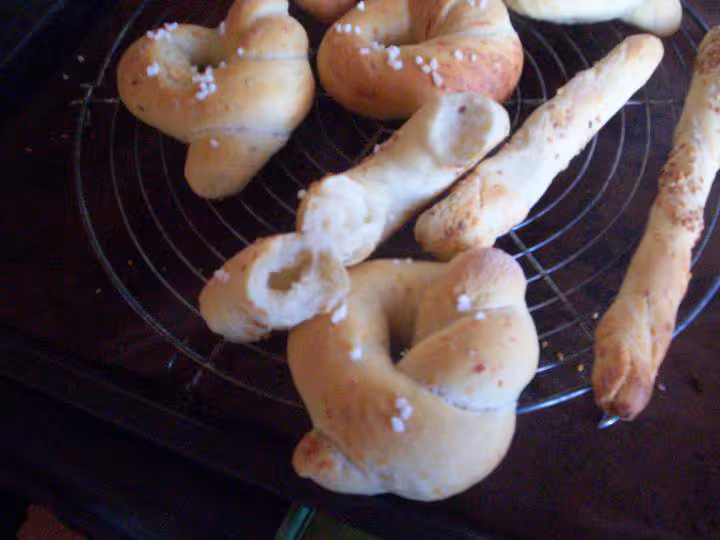 Les gressins apres cuisson