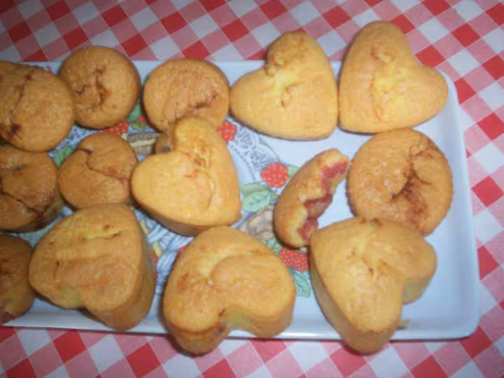 Petits coeurs apres cuisson
