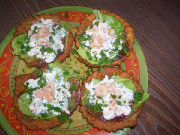 Tartelettes aux crevettes