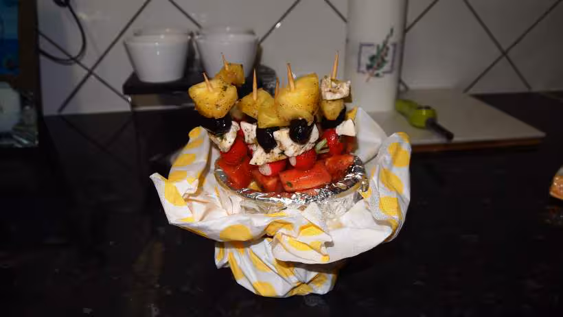 Mini brochette salees sucrees