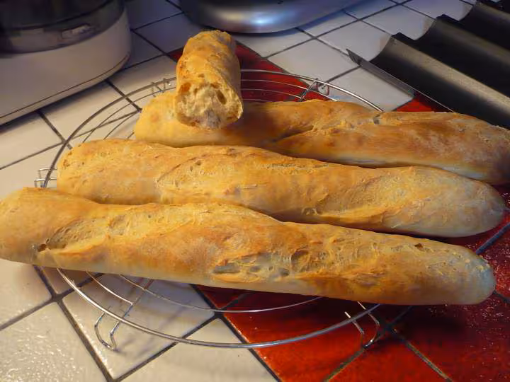 Baguette ciabatta