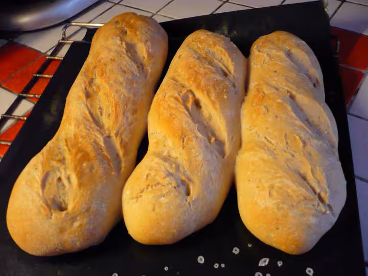 Baguettes au levain liquide