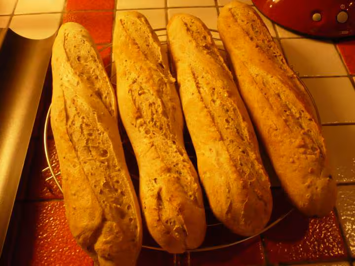 Baguettes multicerales recette la poupee