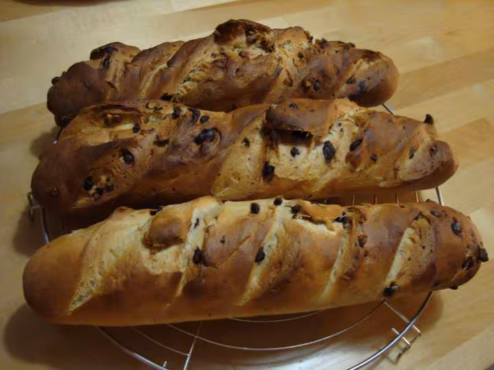 Baguettes viennoises au levain liquide
