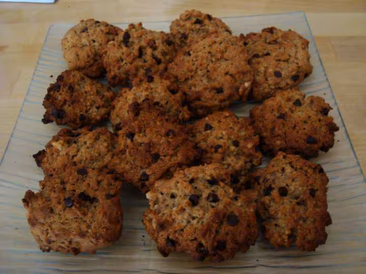 Biscuits aux flocons d avoine et pepites de chocolat