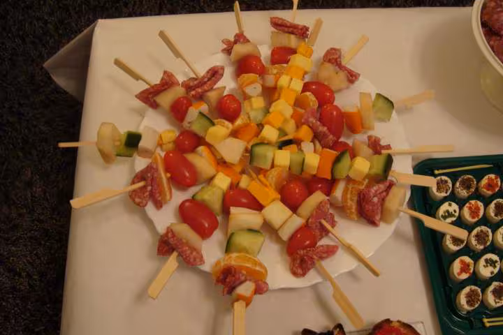 Brochettes apero