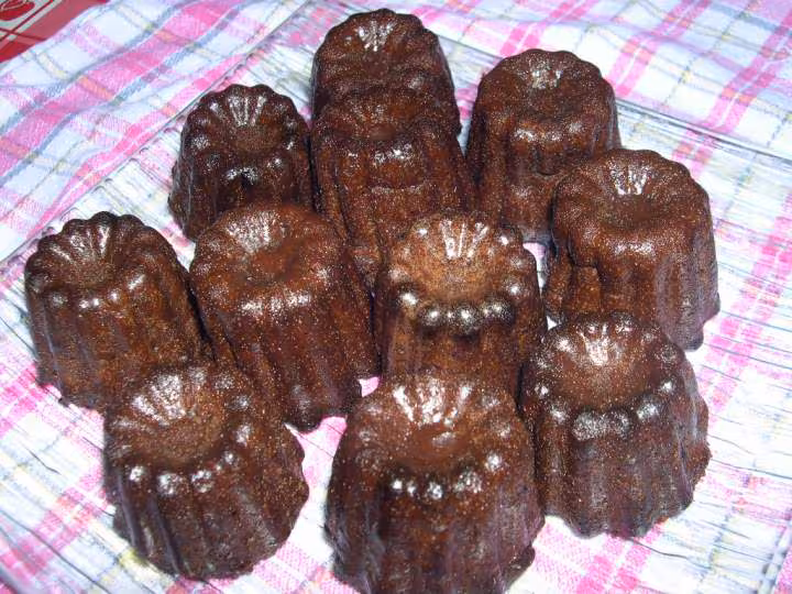 Canneles au chocolat