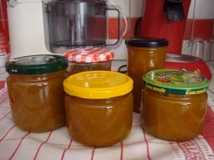 Confiture potiron rhubarbe