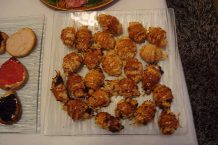 Croissant apero bacon et jambon