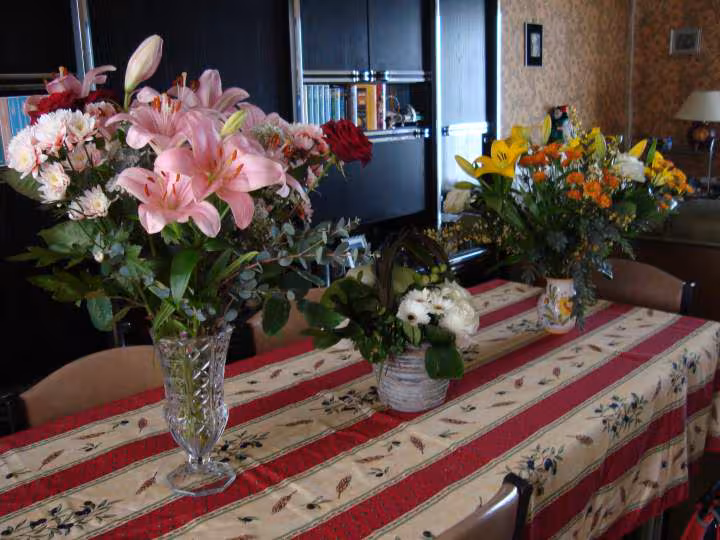 Des fleurs pour mon annif