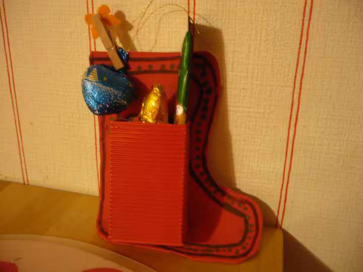 Dos de la botte avec les gourmandises