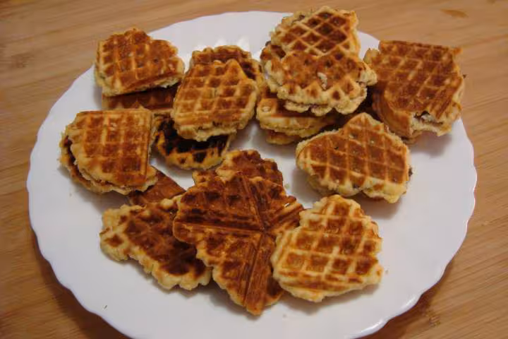 Gaufrettes fourrees