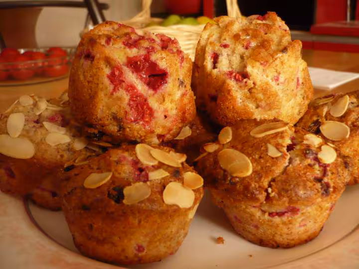 Muffins framboises