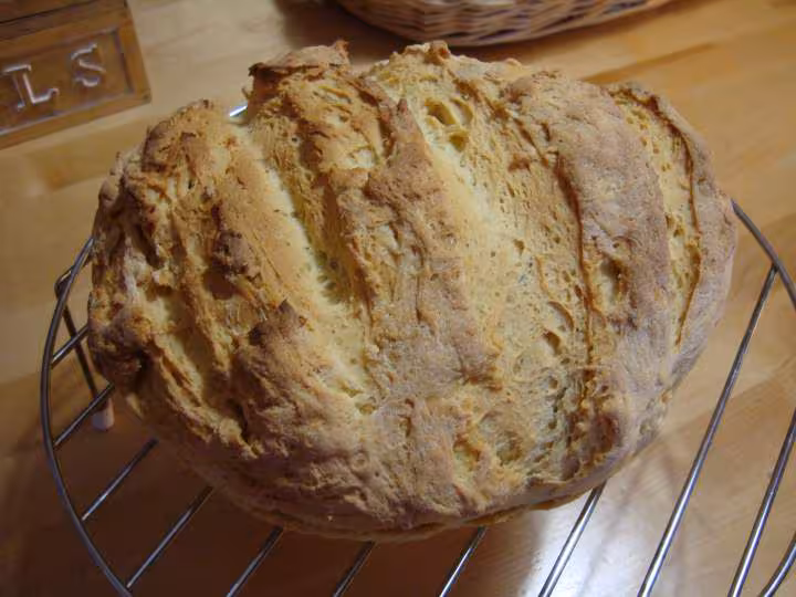 Pain au mais et thym