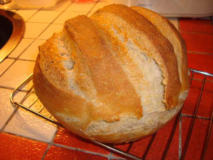 Pain aux deux farines t110 et t55