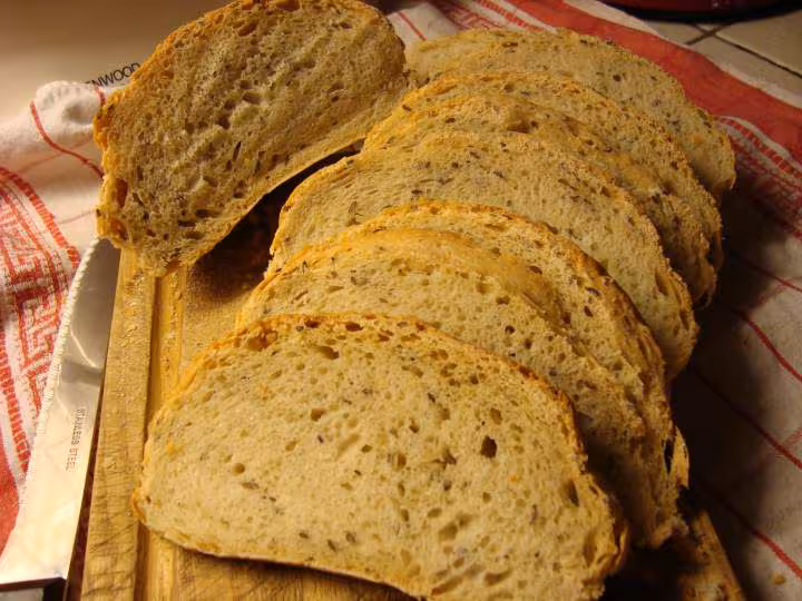 Pain aux graines de tournesol et graines de lin