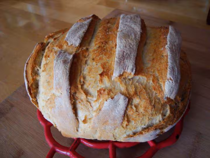 Pain blanc aux graines de lin