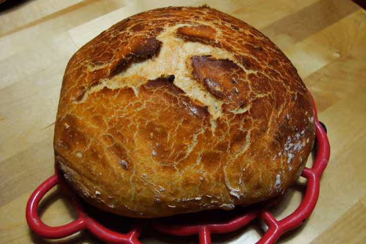 Pain paysan cuisson cocotte