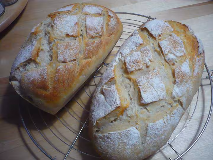 Pain tout au levain liquide de cilene
