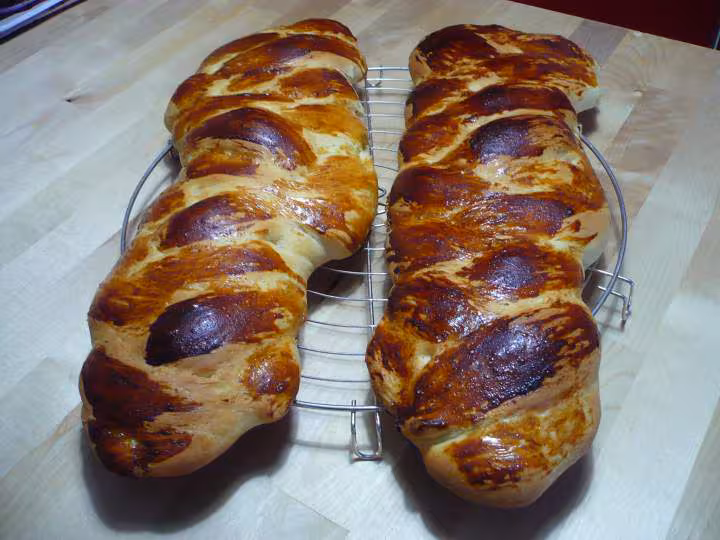 Pain viennois mamanhelene en brioche 4 brins