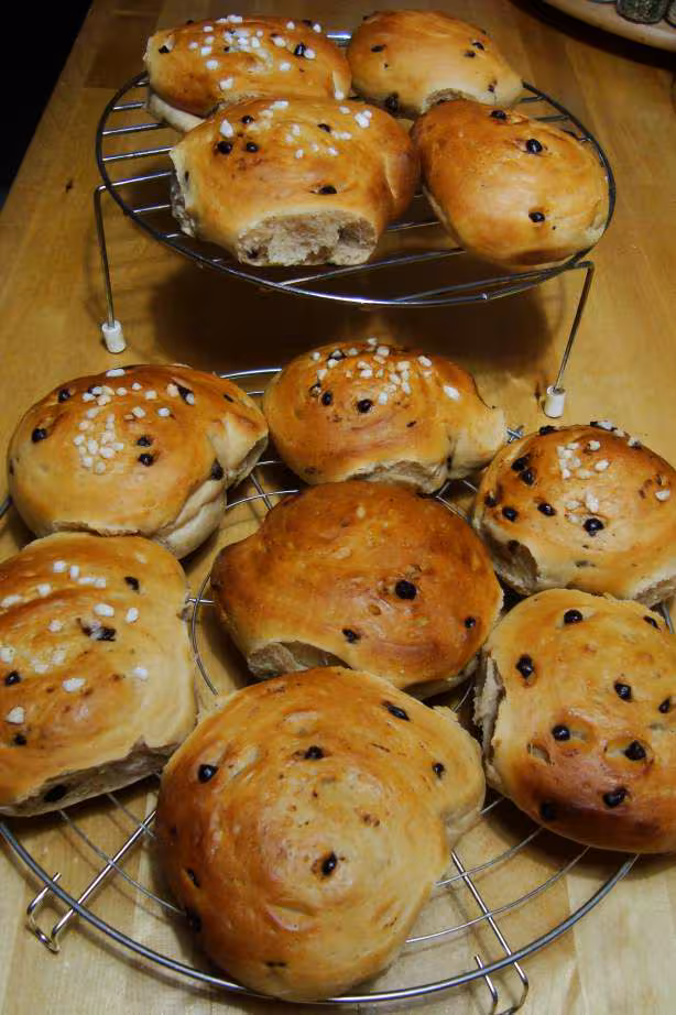Pains au lait aux pepites de chocolat