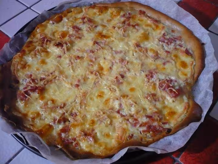 Pizza au maroilles