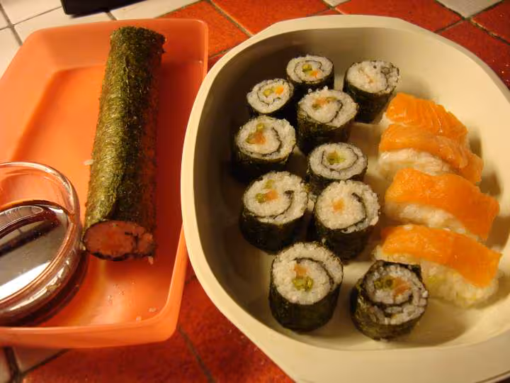 Sushis et makis maison