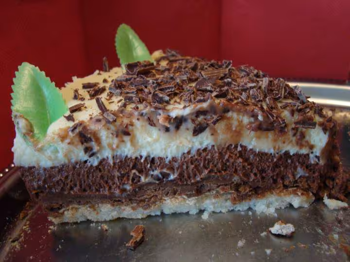 Une part du gateau vue de pres