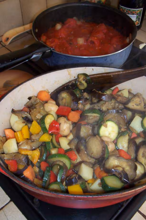 Briam aux courgettes et pommes de terre recette grecque