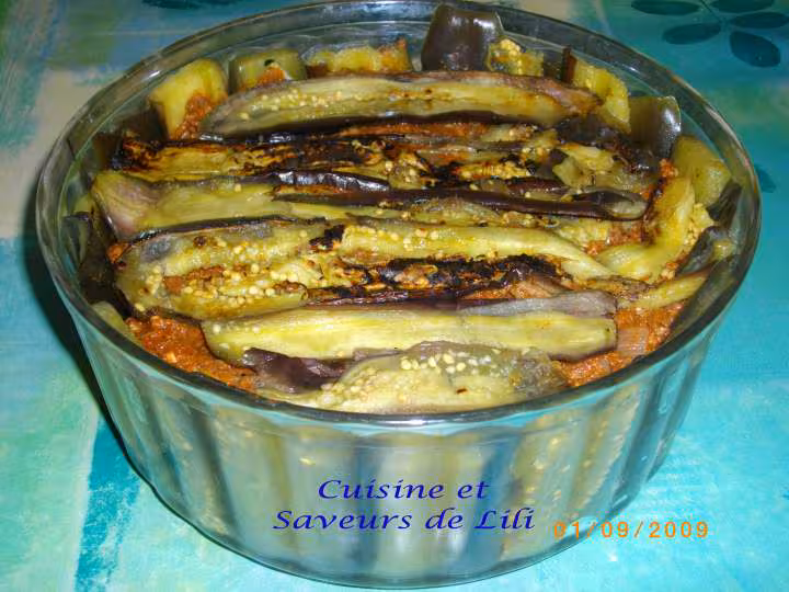 Charlotte d aubergines facon moussaka 2