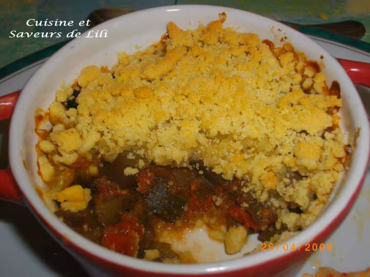 Crumble de ratatouille