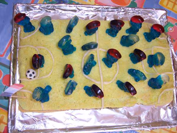 Gateau terrain de football