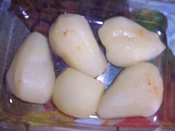 Poires meringuees ww