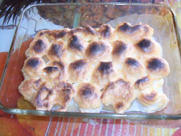 Poires meringuees ww