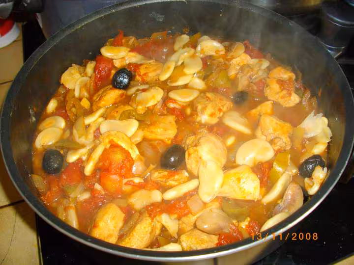 Poulet a la mediterraneenne